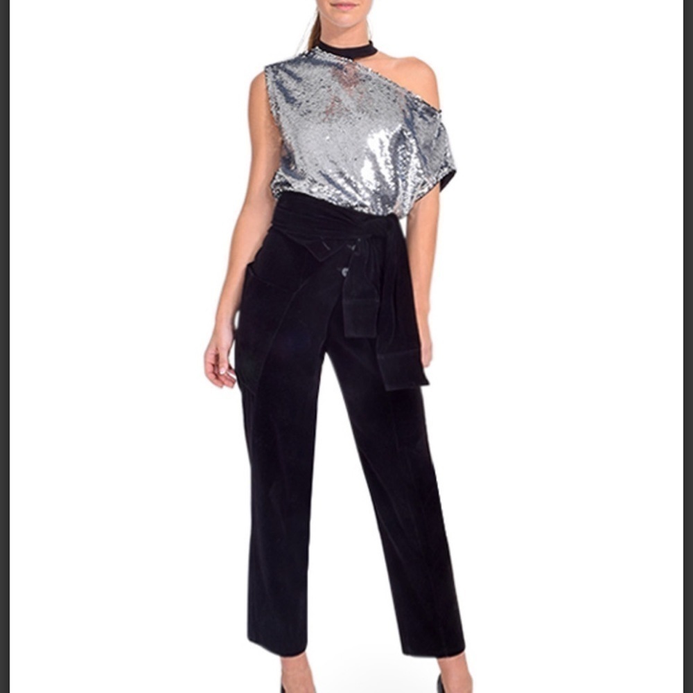 RtA Margot Tie Waist Pants